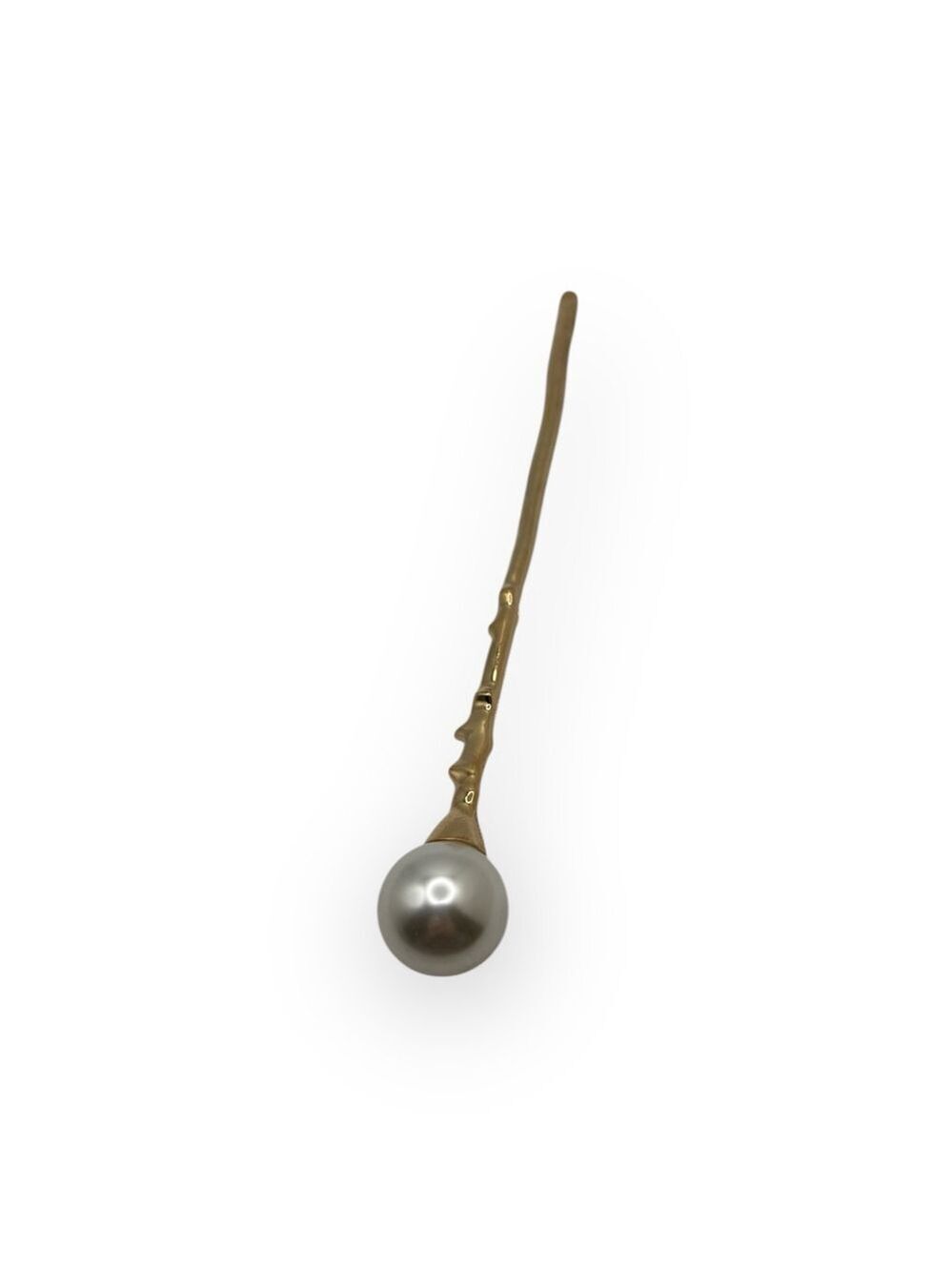 Gold Pear Hair Stick NWOT - Picture 2 of 3